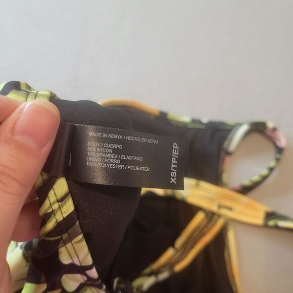 Hurley Floral One Piece Swimsuit Size Xs - Picture 6 of 7